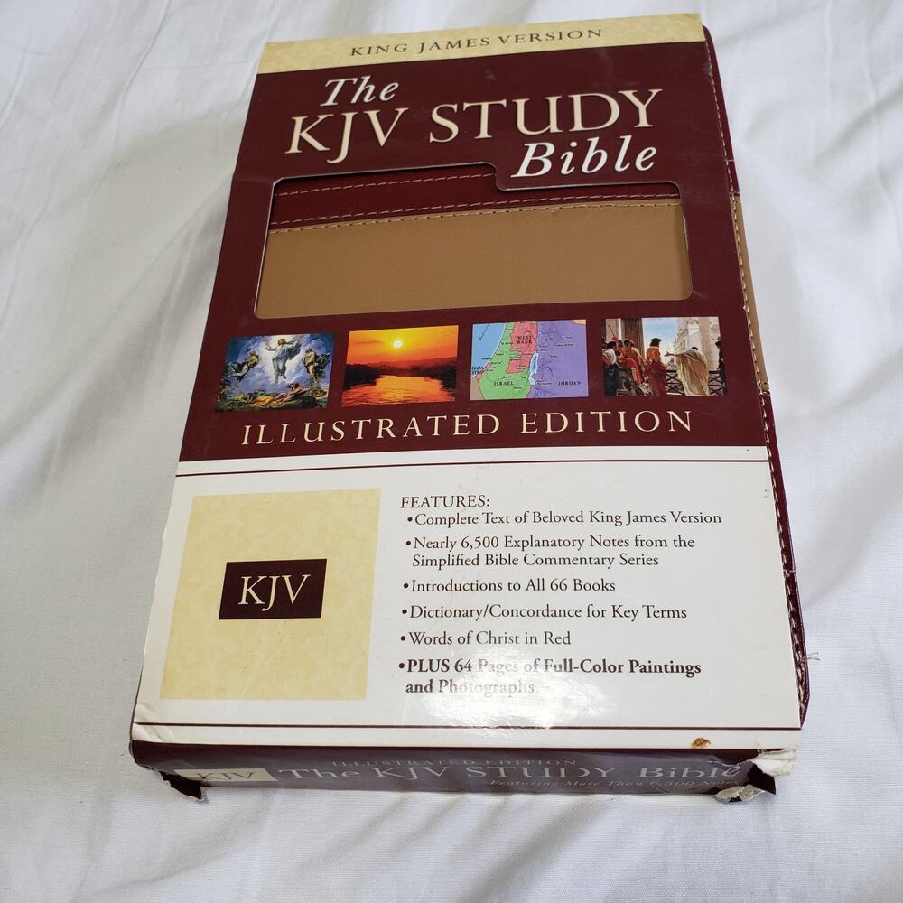 KJV STUDY BIBLE--ILLUSTRATED EDITION: (KING JAMES BIBLE) By Barbour Publishing